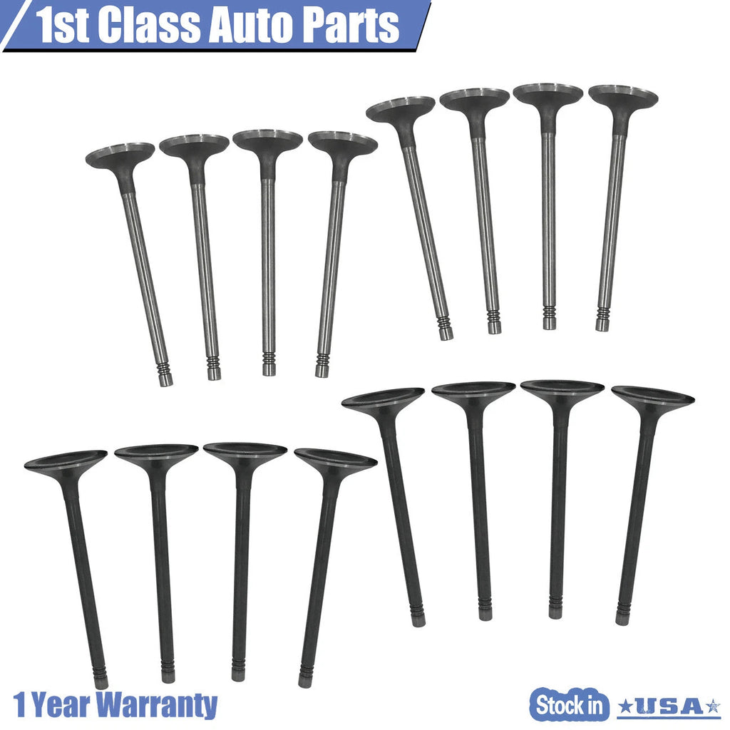 16X Exhaust Intake Valves for Chevy Cobalt HHR Pontiac 2.0L 2.2L (2005–2010)