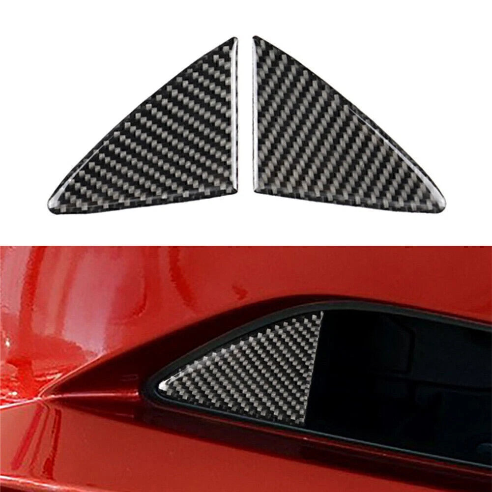 Front Grille Cover Trim for Mazda 3 Axela (2014–2016) Carbon Fiber