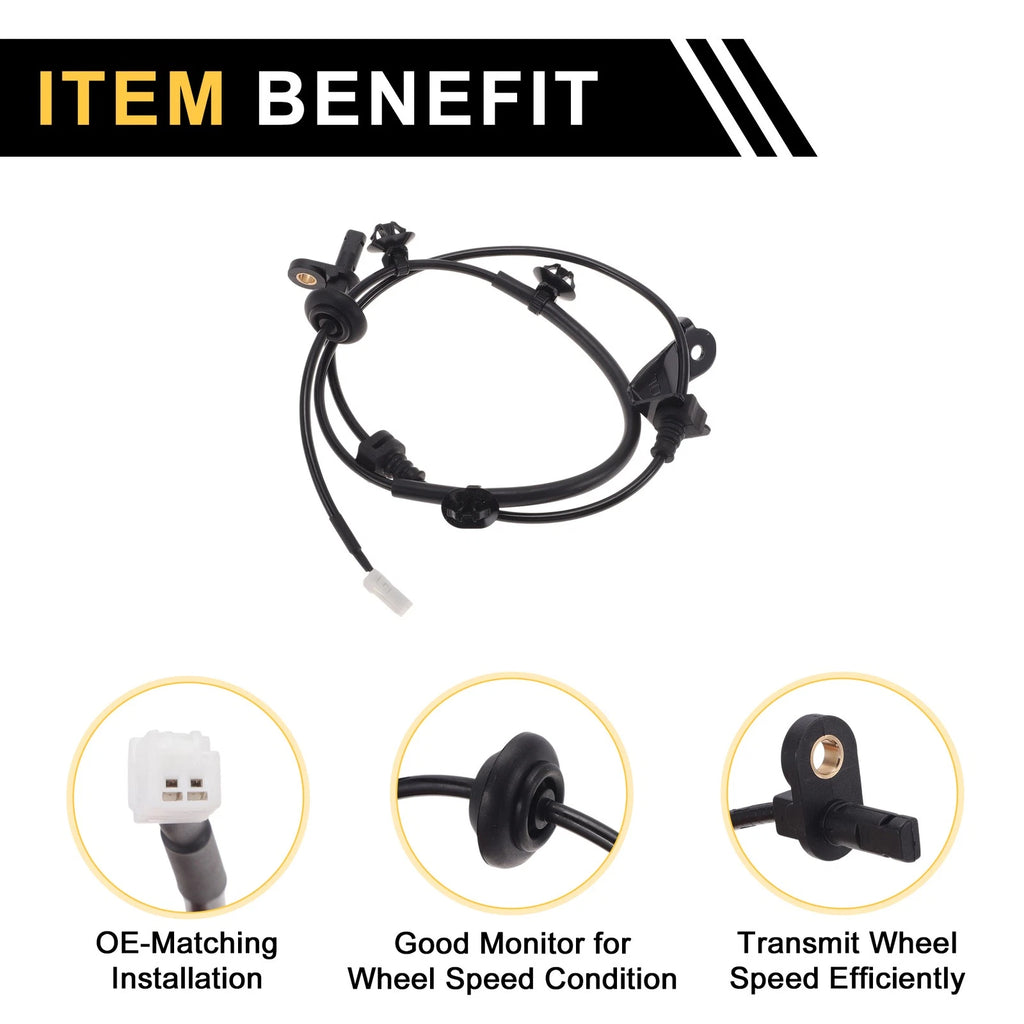 ABS Wheel Speed Sensor No. 57475TJ0M01 for Honda City (2012–2014) Rear Left