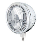 Headlight Housing 7 Inch LED for Stainless Bullet Embossed Stripe (2009–2013)