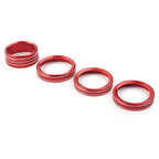 Air Conditioner Audio Switch Knob Ring Cover Trim for Jeep Wrangler JL (2018–2020) Red