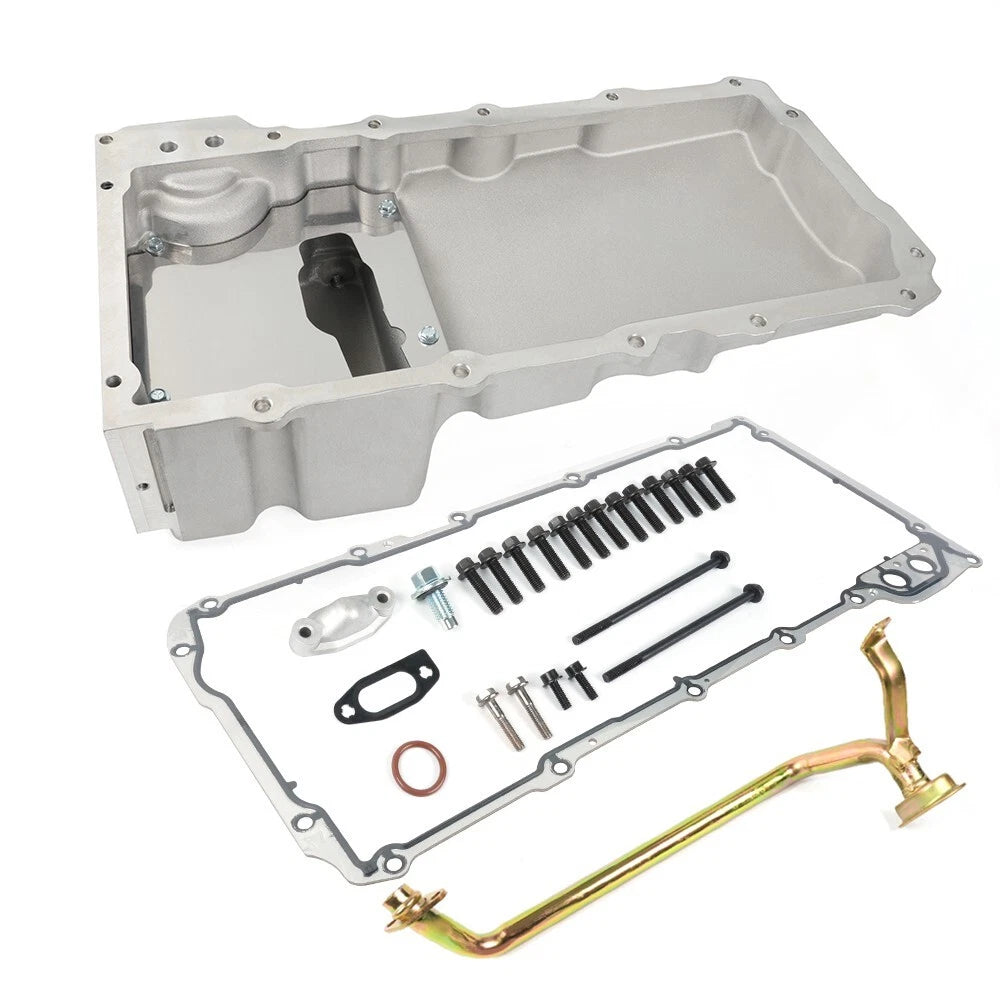 LS Swap Aluminum Oil Pan Retrofit Kit for LS1 LS2 LS3 4.8 5.3 6.0 (2000–2023)