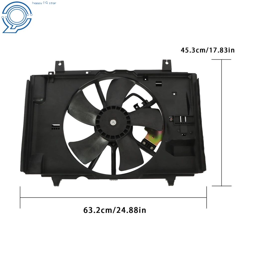 Radiator Cooling Fan with Resistor for Nissan Versa (2007–2012)