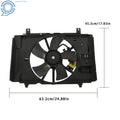 Radiator Cooling Fan with Resistor for Nissan Versa (2007–2012)