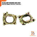 Headlight Square Housing Lamp Bucket for Toyota Hilux Ute (1981-1983)