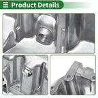 1 Pc No.06F103601L Engine Oil Pan for Volkswagen Jetta (2006–2008) Aluminum