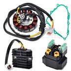 Stator Starter Relay Solenoid Rectifier Regulator Gasket for Yamaha YFZ450 (2004–2009)