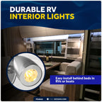 LED Reading Light with Touch Dimmer for RV (12V)