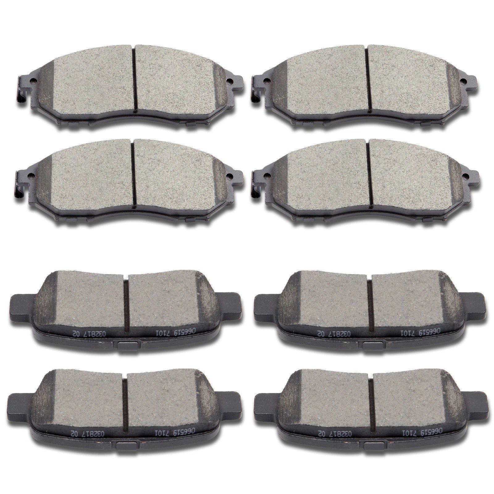 Ceramic Brake Pads for Infiniti EX35 FX35 G25 M35 QX70 Nissan 370Z