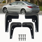 Set of 4 Mud Flaps for Hyundai Sonata (2011–2014) Front & Rear Guards