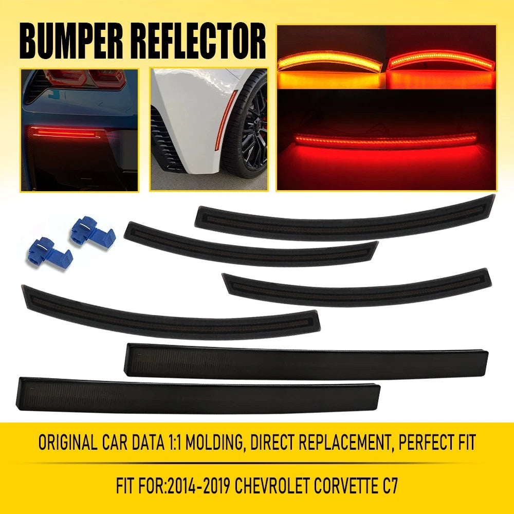 Smoke LED Side Marker Light for Chevy Corvette C7 (2014–2019)