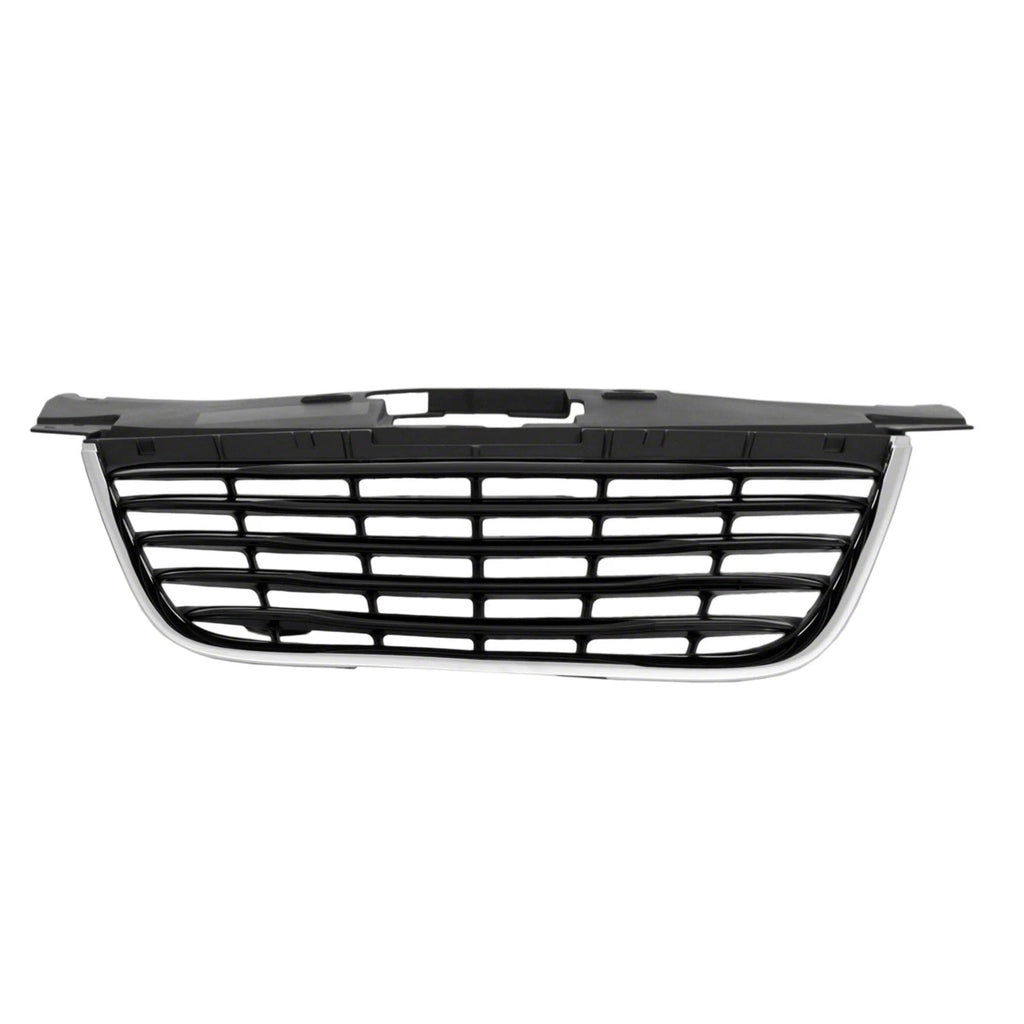 Front Grille Replacement Black Chrome Plastic for Jeep Wrangler (2018–2024)