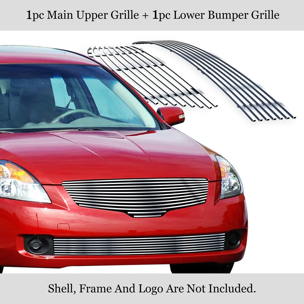 304 Stainless Billet Grille for Nissan Altima Sedan (2007–2009)