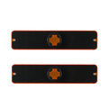 Front Bumper Side Marker Lights for 87-95 Jeep Wrangler YJ (1987-1995)