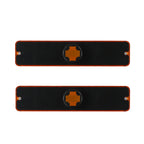Front Bumper Side Marker Lights for 87-95 Jeep Wrangler YJ (1987-1995)