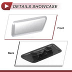 Front Right Washer Nozzle Cover Cap for Mitsubishi Outlander (2006–2018) Silver Tone