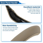 Front Driver Side Inner Door Panel Handle for BMW X3 (2010-2016) Beige
