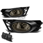2X Smoked Lens Fog Light Lamps for Honda Civic 4-Door (2009–2011)