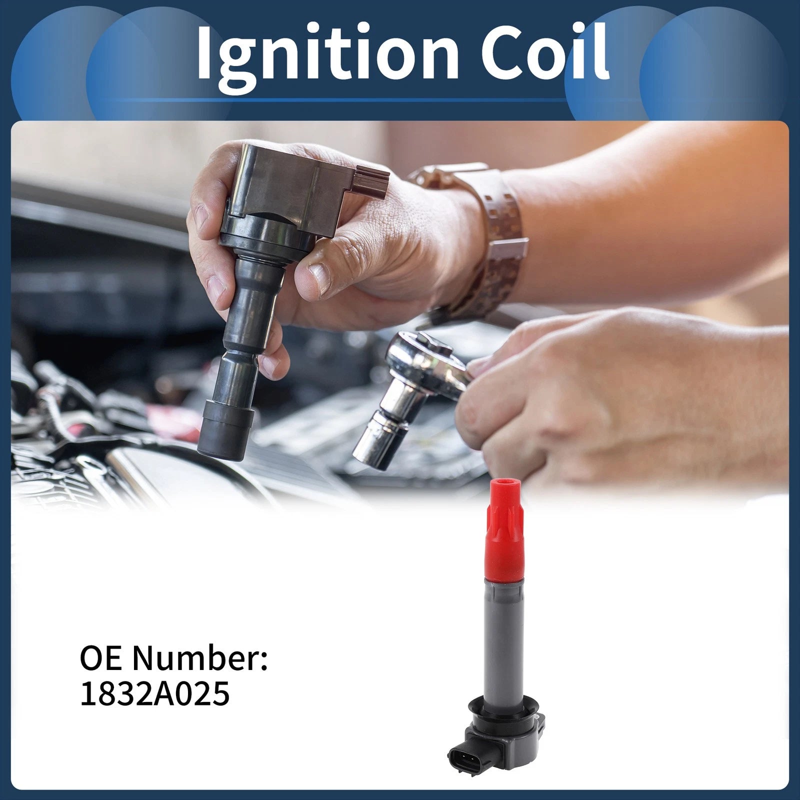 Ignition Coil Pack No. 1832A025 for Mitsubishi Lancer (2008–2017)