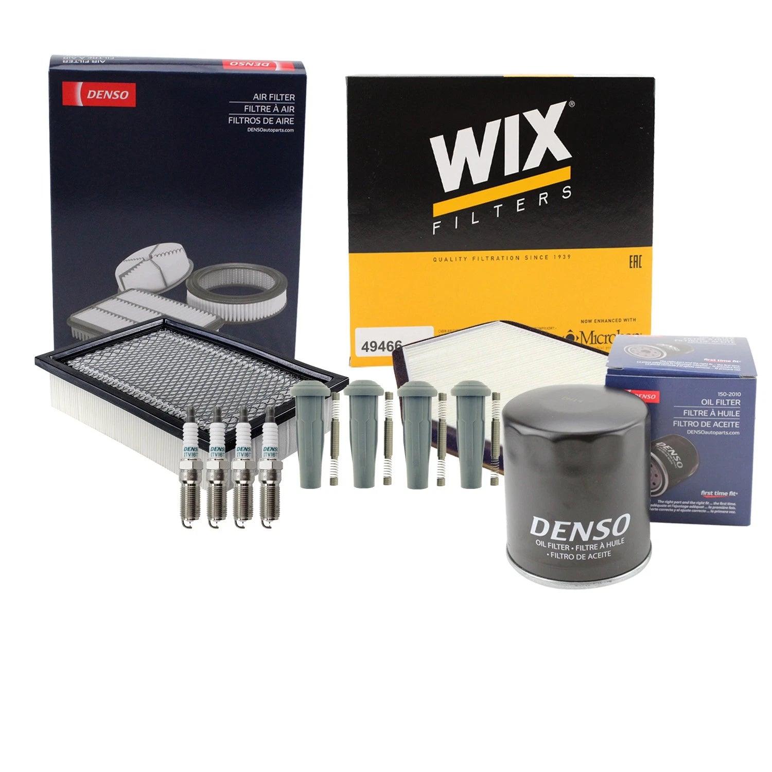 Tune Up Kit with 4 NGK Spark Plugs & Boots for Escape Mariner Tribute (2001–2012)