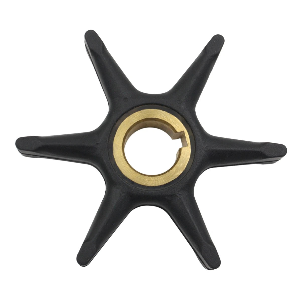 Water Pump Impeller with Key for Johnson Evinrude OMC 9hp 9.5hp 10hp (1970–1990)