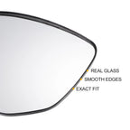 Driver Side Mirror Glass w/ Backing Plate for Mazda 2, 3 (Non-heated)