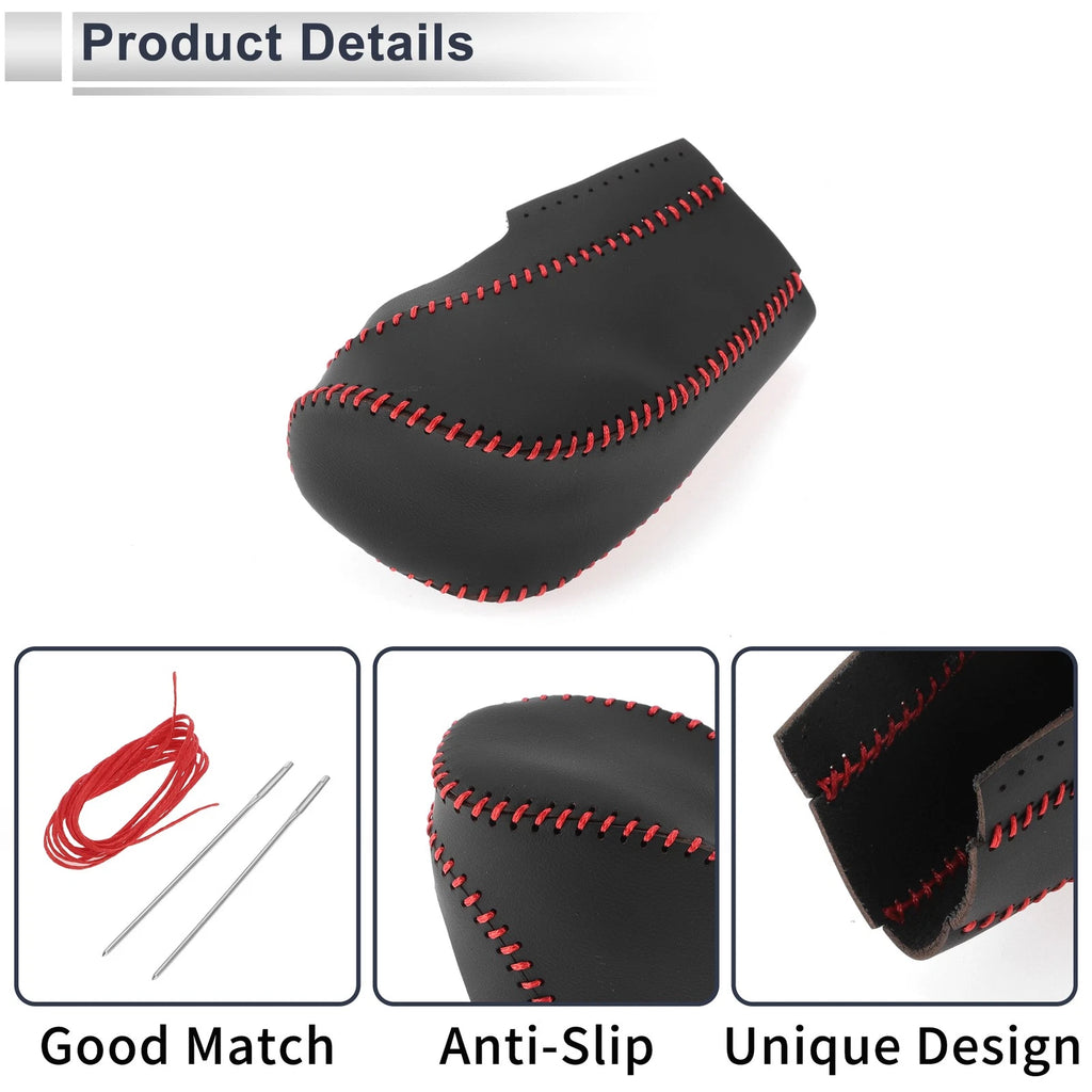1 Pc Gear Shift Knob Cover for Chevrolet Cruze (2011–2015) Black Red