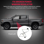 Rear Left Power Window Regulator with Motor for Chevrolet Tahoe (2008â2013)