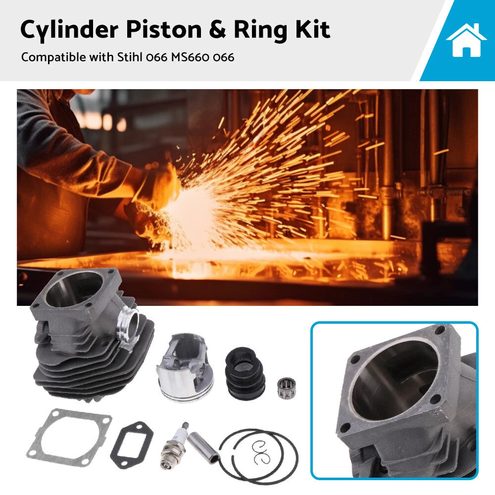 Cylinder Piston & Ring Kit for Stihl 066 MS660 (56mm)