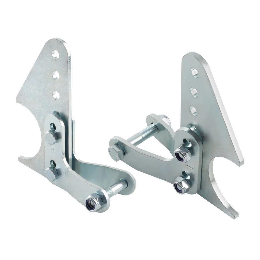 Adjustable Coilover Shock Mount Lower Brackets Kit for 3" Axle Tubes