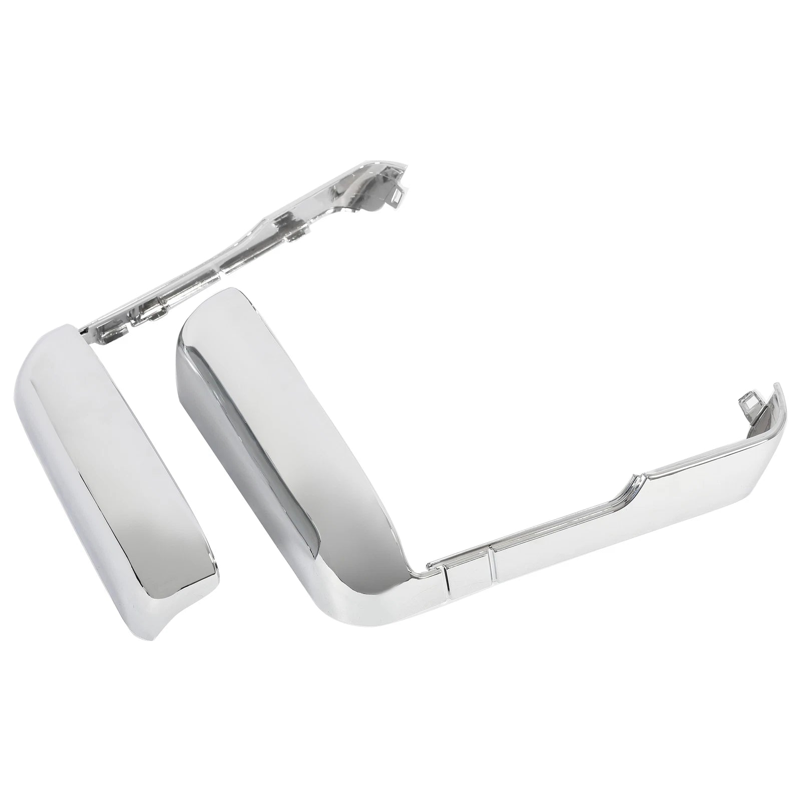Chrome Top and Side Mirror Covers for Chevy Silverado GMC Sierra HD (2020–2024)