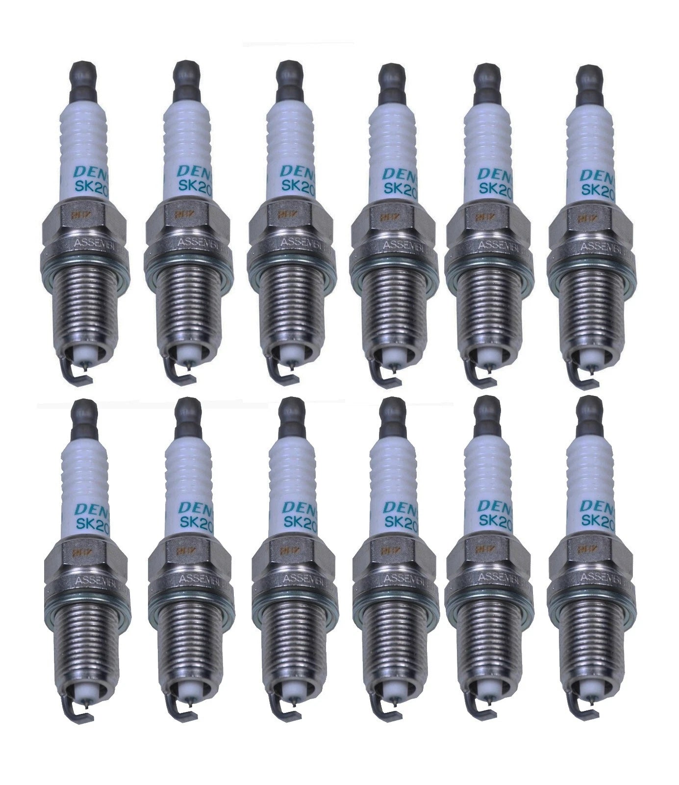 Set of 12 Denso Iridium Spark Plugs for (Gap 0.044)