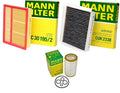 Mann Oil Air Carbon Cabin Filter Kit for Benz W163 ML320 ML350 ML500 ML55 AMG (1998–2005)