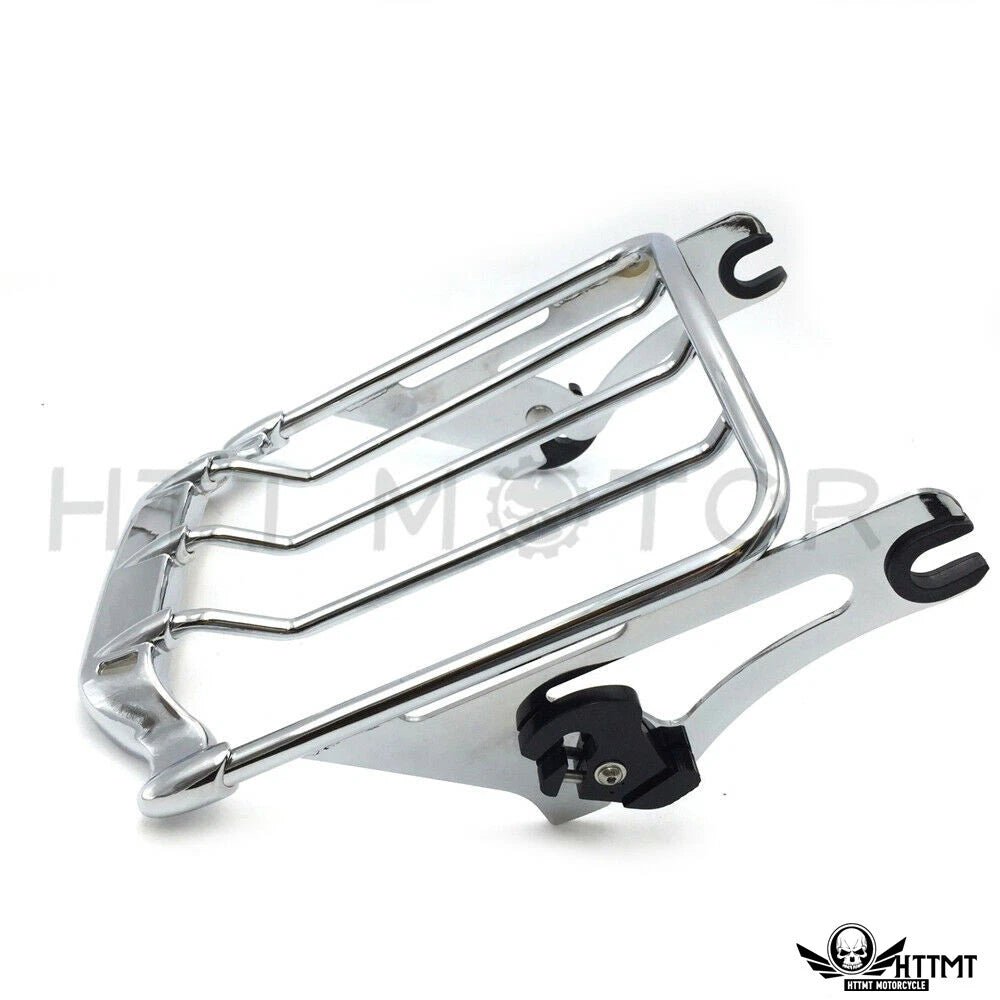 Detachable Two-Up Air Wing Luggage Rack for Harley Touring (1997–2008)