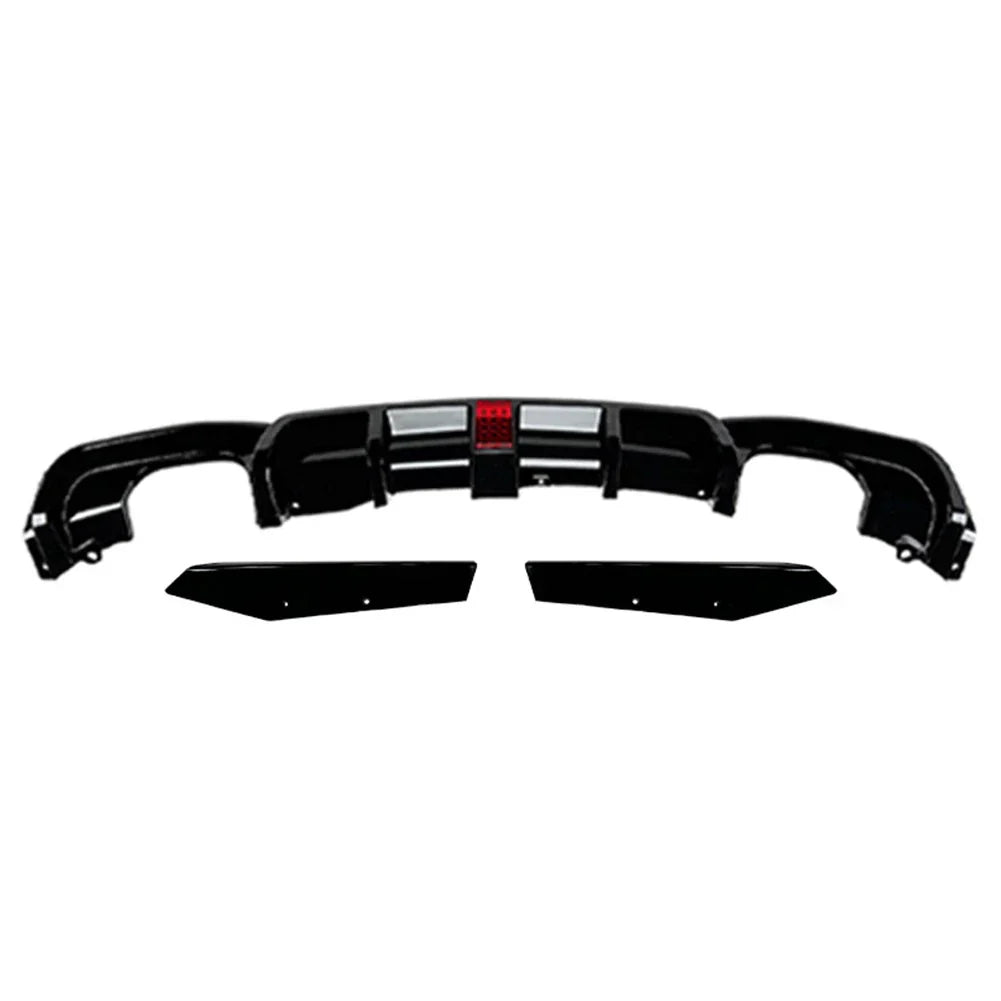 3PCS Rear Bumper Splitter Spoiler Lip for BMW 3-Series F30 F31 F35 M-Sport (12-19)