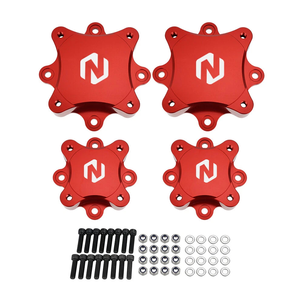Front + Rear Wheel Hub Spacer Kit for Yamaha Raptor 700 700R (2006–2025)