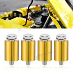 Engine Hood Vent Spacer Riser Kit for Gold for 8mm Bolt Aluminum Alloy (—)