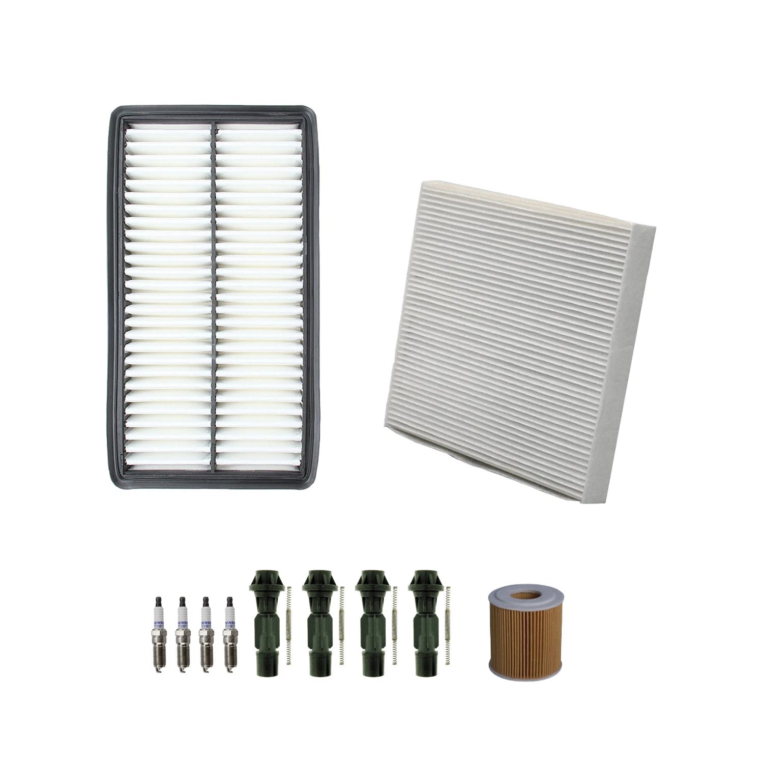 Tune Up Kit with 4 NGK Spark Plugs & Boots for Mazda 6 i 2.3L (2007)
