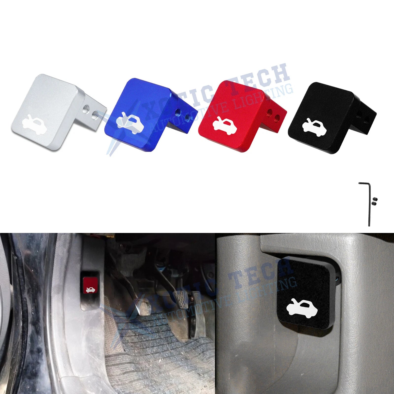 Hood Latch Release Pull Handle Cable Repair Kit for Honda Civic (1992–2000)