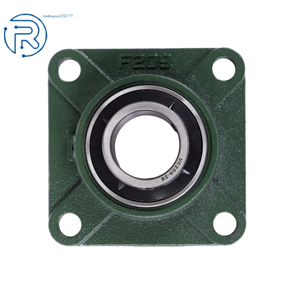 Set of 10 UCF209-28 Pillow Block Flange Bearings 1-3/4" Bore 4 Bolt