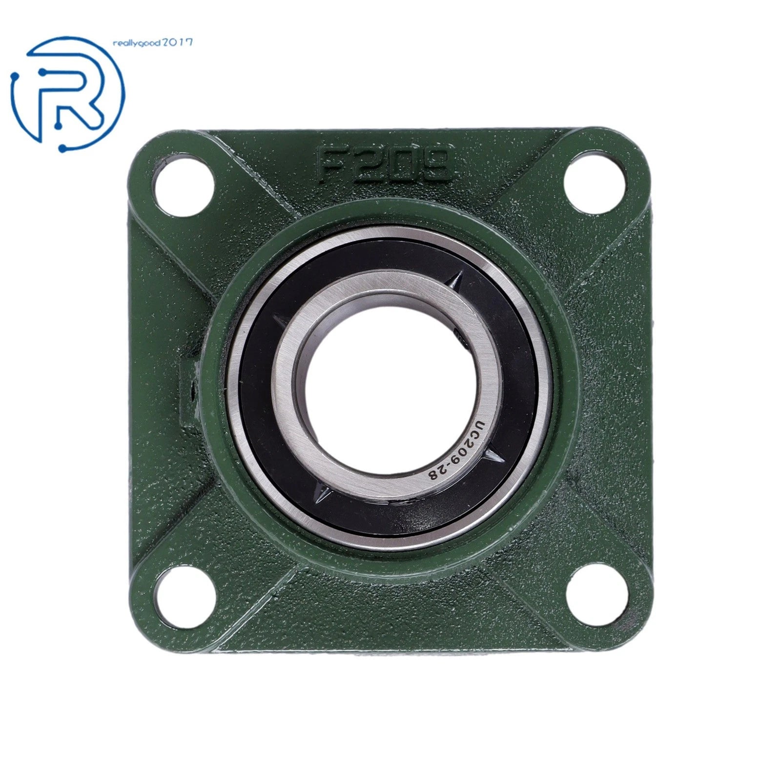 Set of 10 UCF209-28 Pillow Block Flange Bearings 1-3/4" Bore 4 Bolt