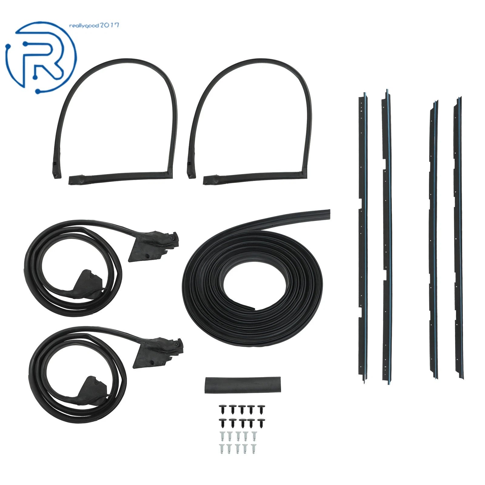 9Pcs Weatherstripping Seals Kit for Malibu LeMans 2 Door (1978–1981)