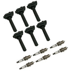 6X Ignition Coil & Iridium Spark Plug for Suzuki Grand Vitara XL-7 (2000–2005) UF237