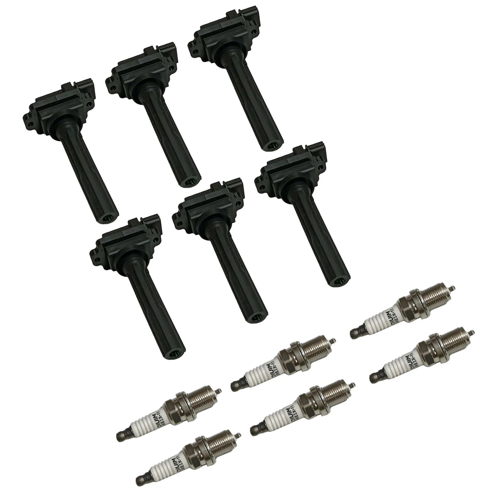 6X Ignition Coil & Iridium Spark Plug for Suzuki Grand Vitara XL-7 (2000–2005) UF237