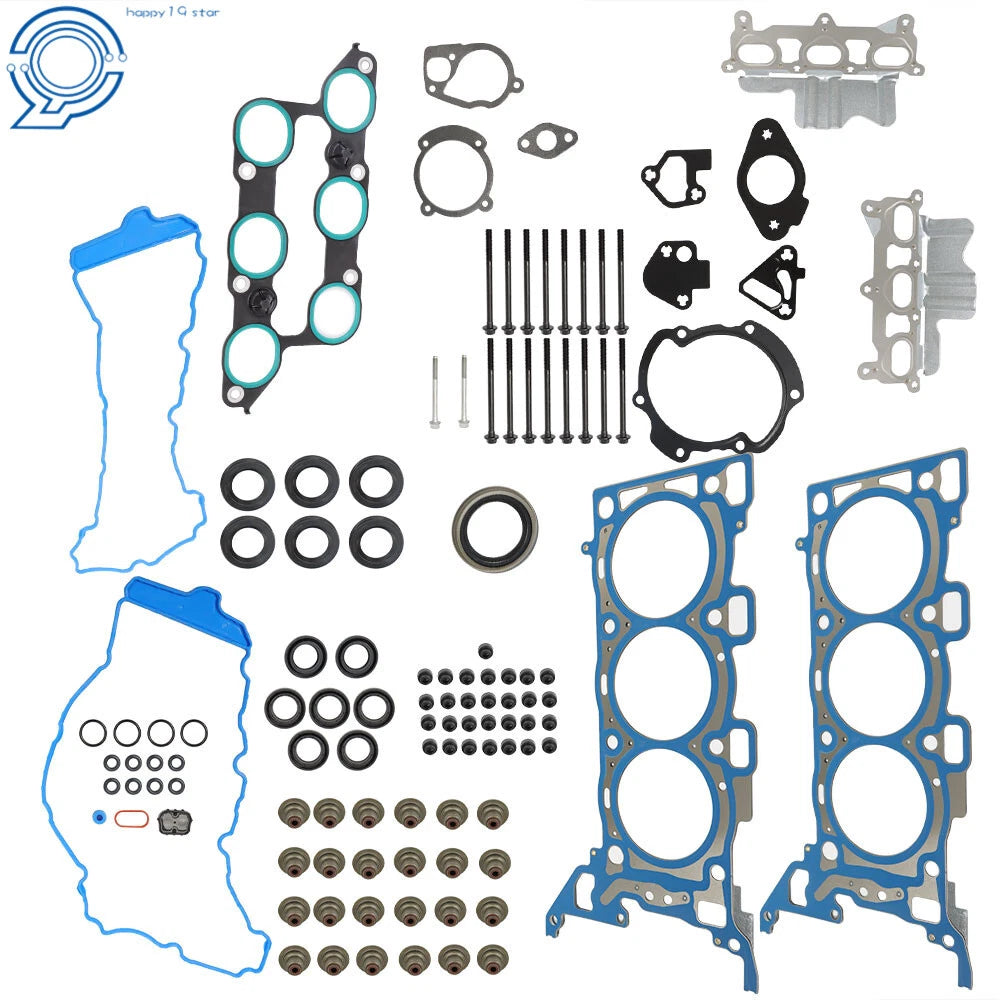 Head Gasket Set with Intake Exhaust Valves for Buick Chevrolet GMC 3.6L (2009–2010)