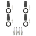 Set of 4 NGK V-Power Spark Plugs & Coil Boots for Optima Rondo Sonata (2011–2016)