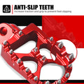 CNC Wide Foot Pegs for Honda CRF150R CR125R CR250R CRF250R CRF450R (2007–2023)