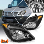 Driver Side Black Amber Headlight for Ford Expedition (2003–2006)