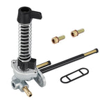 Aluminum Fuel Valve Petcock + Lever Extension Kit for Polaris Big Boss 250 300 (1990–1998)