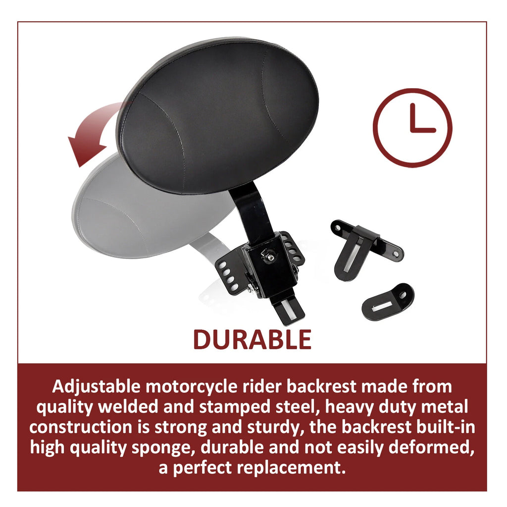 Adjustable Backrest for Harley Road Electra Glide (1997–2023)